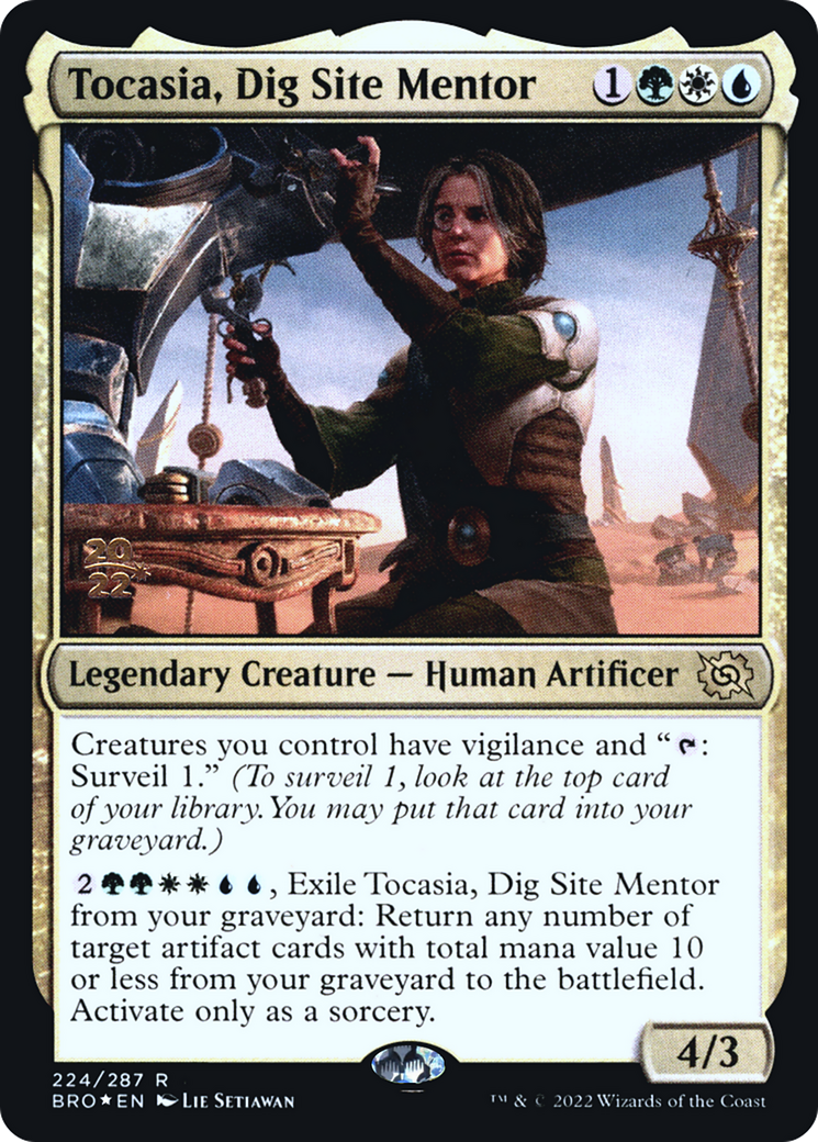 Tocasia, Dig Site Mentor [The Brothers' War: Prerelease Promos] | Grognard Games