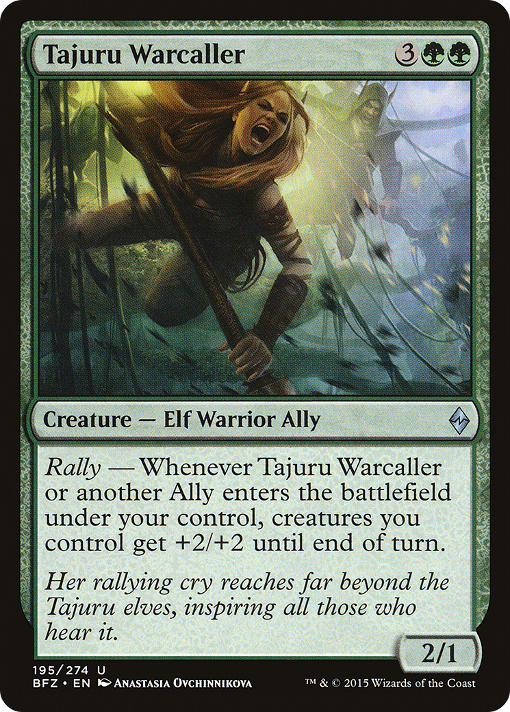 Tajuru Warcaller (BFZ-195) - Battle for Zendikar | Grognard Games
