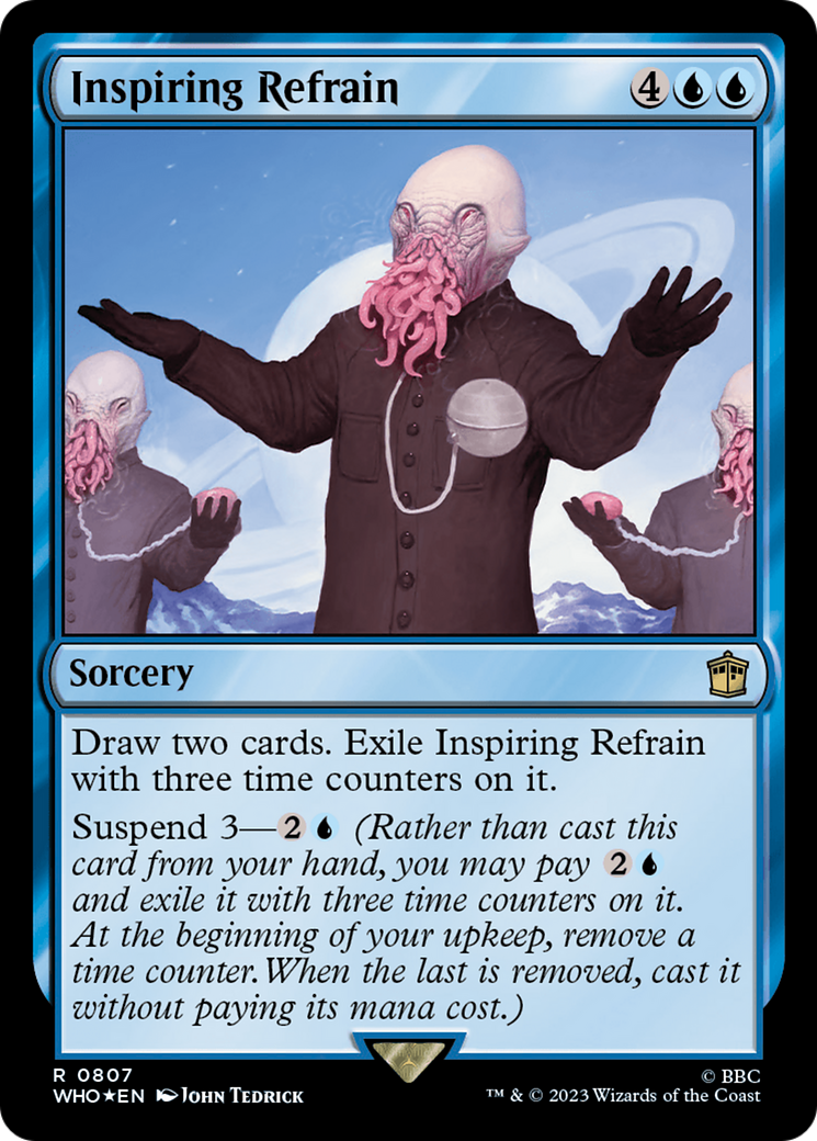 Inspiring Refrain (Surge Foil) [Doctor Who] | Grognard Games