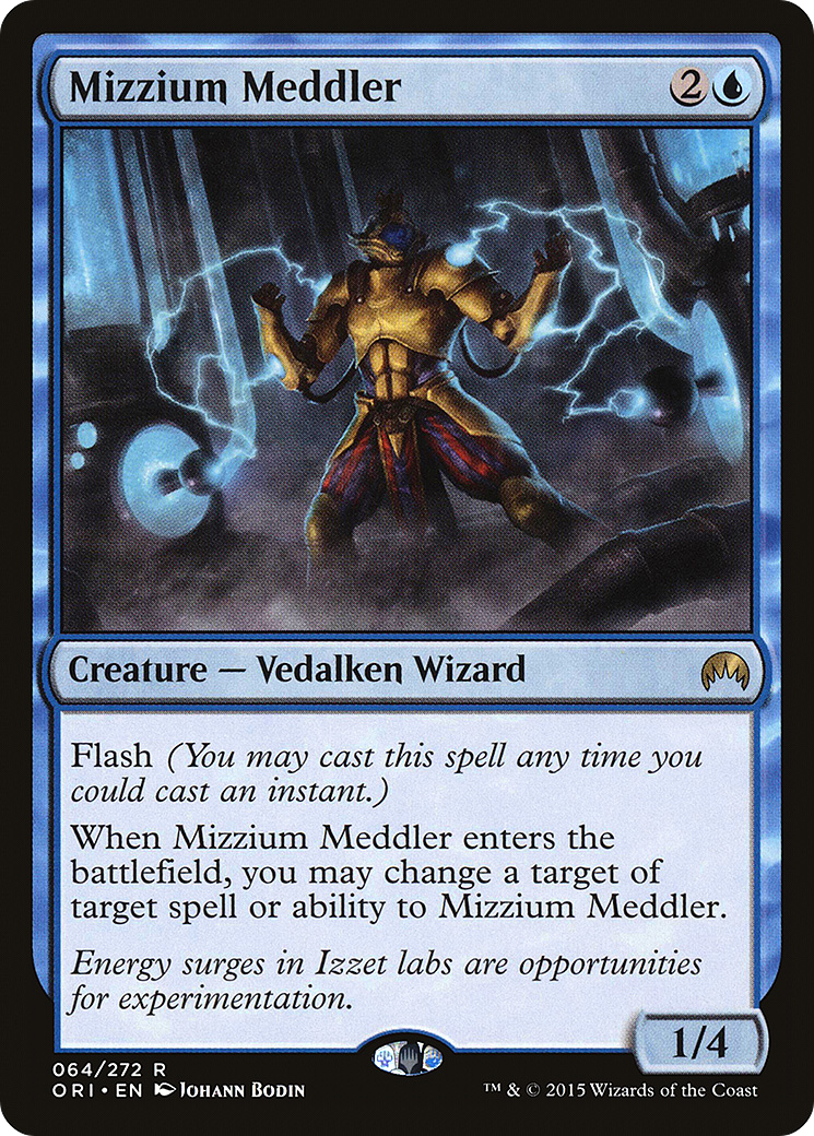 Mizzium Meddler (ORI-064) - Magic Origins Foil | Grognard Games