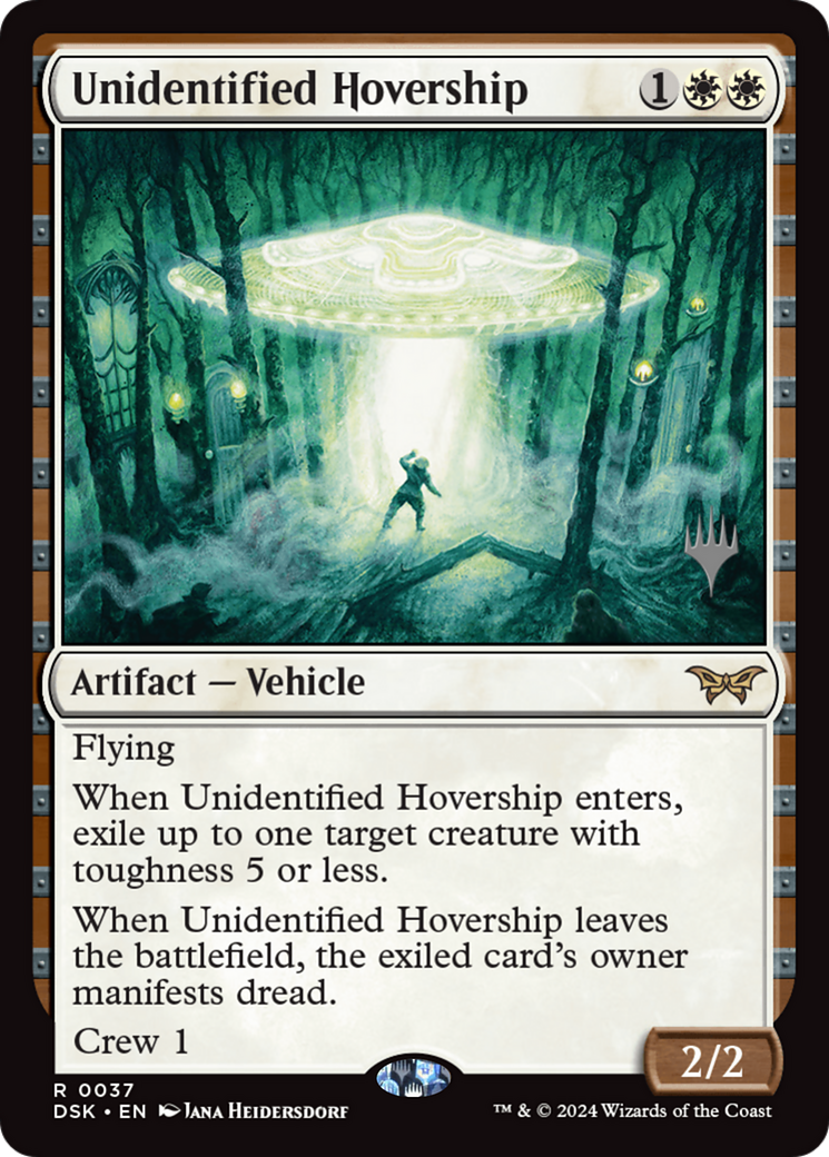 Unidentified Hovership (Promo Pack) [Duskmourn: House of Horror Promos] | Grognard Games
