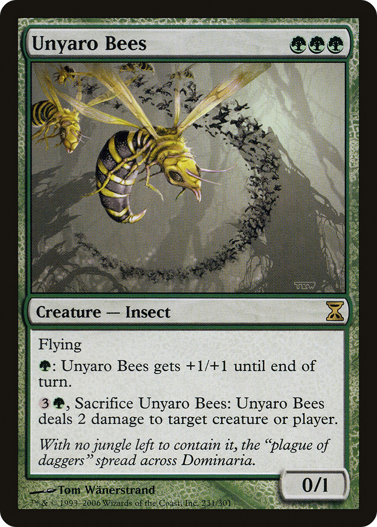 Unyaro Bees (TSP-231) - Time Spiral | Grognard Games