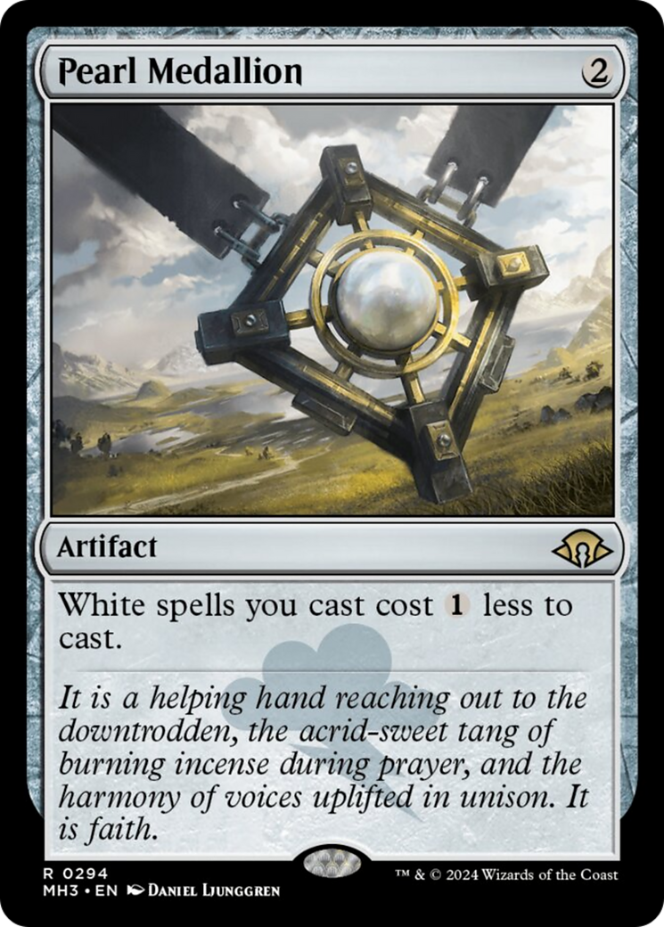 Pearl Medallion [Modern Horizons 3] | Grognard Games