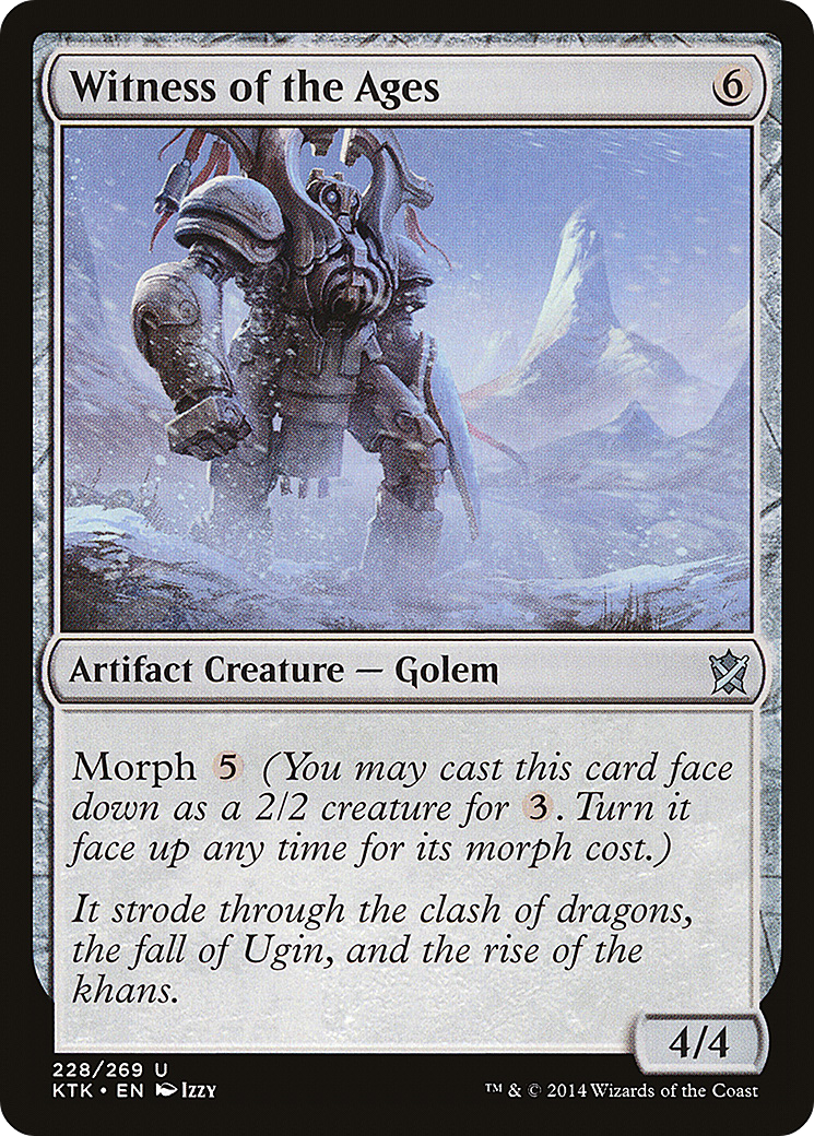 Witness of the Ages (KTK-228) - Khans of Tarkir | Grognard Games