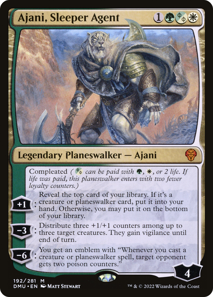 Ajani, Sleeper Agent [Dominaria United] | Grognard Games