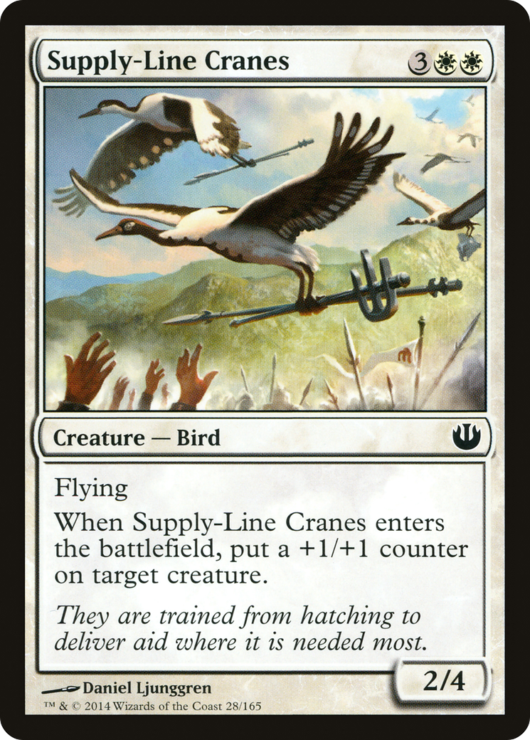 Supply-Line Cranes (JOU-028) - Journey into Nyx Foil | Grognard Games