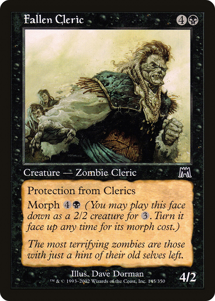 Fallen Cleric (ONS-145) - Onslaught Foil | Grognard Games