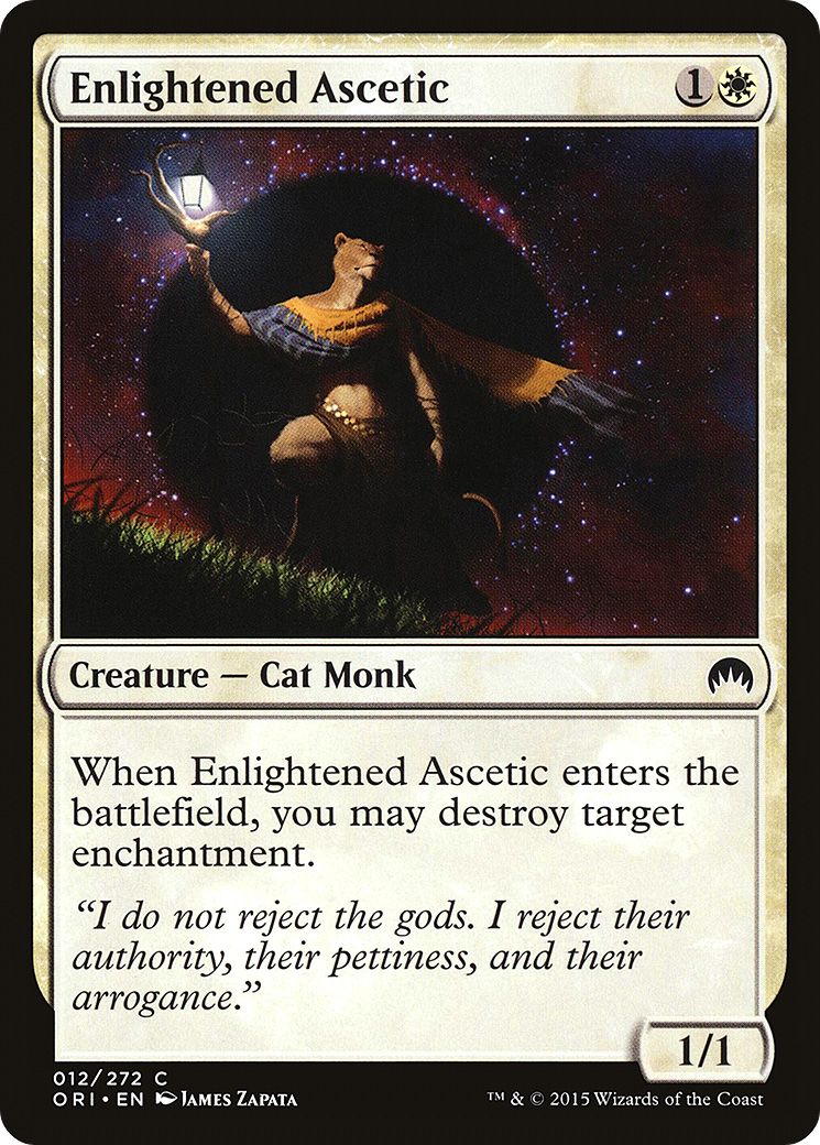 Enlightened Ascetic (ORI-012) - Magic Origins | Grognard Games