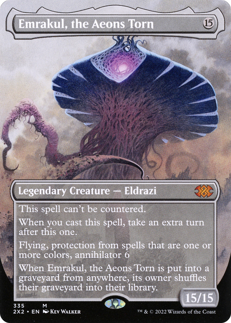 Emrakul, the Aeons Torn (Borderless Alternate Art) [Double Masters 2022] | Grognard Games