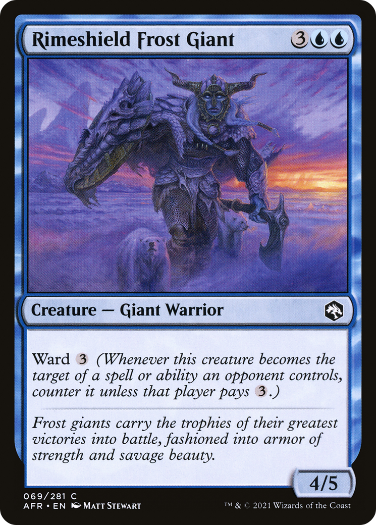 Rimeshield Frost Giant [Dungeons & Dragons: Adventures in the Forgotten Realms] | Grognard Games