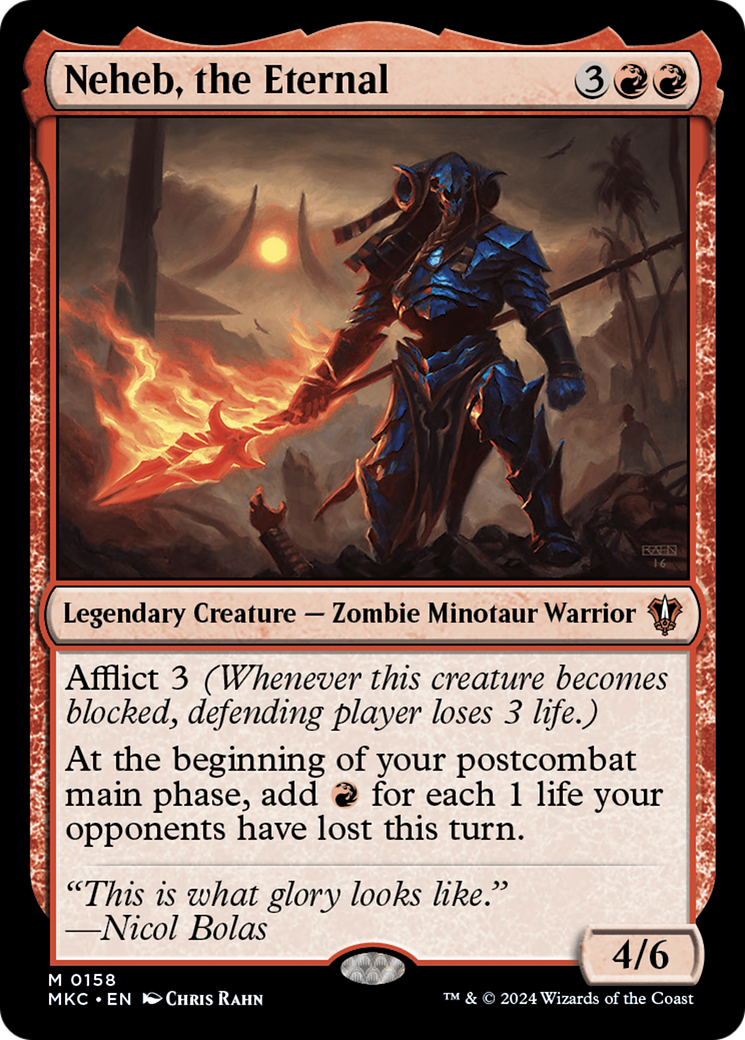 Neheb, the Eternal [Murders at Karlov Manor Commander] | Grognard Games