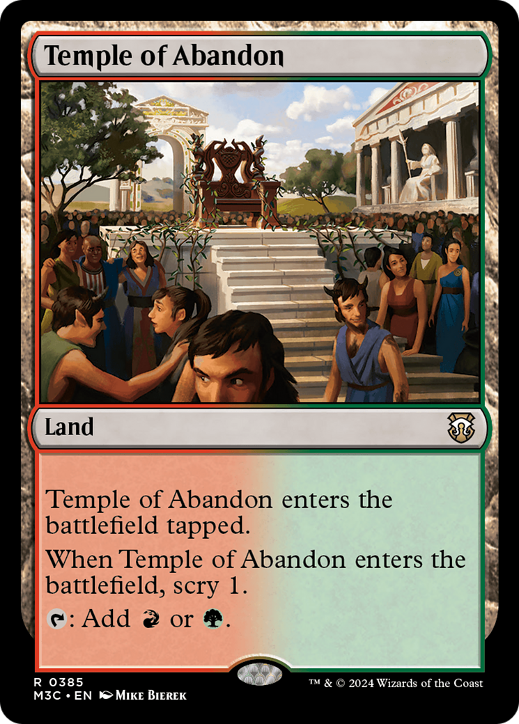 Temple of Abandon [Modern Horizons 3 Commander] | Grognard Games