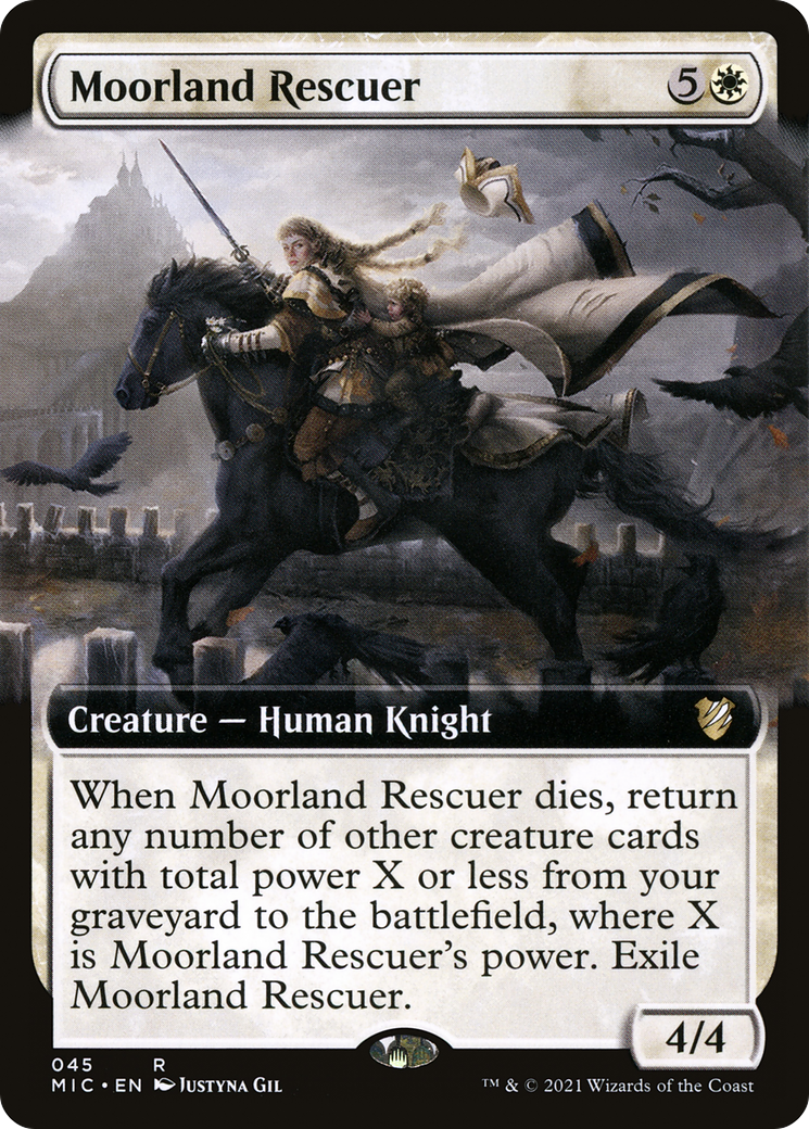 Moorland Rescuer (Extended) [Innistrad: Midnight Hunt Commander] | Grognard Games
