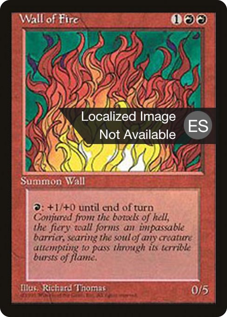 Wall of Fire [Fourth Edition (Foreign Black Border)] | Grognard Games