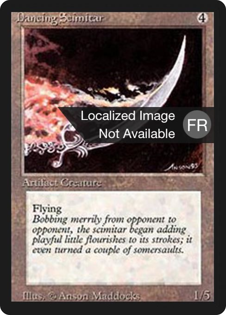Dancing Scimitar [Foreign Black Border] | Grognard Games