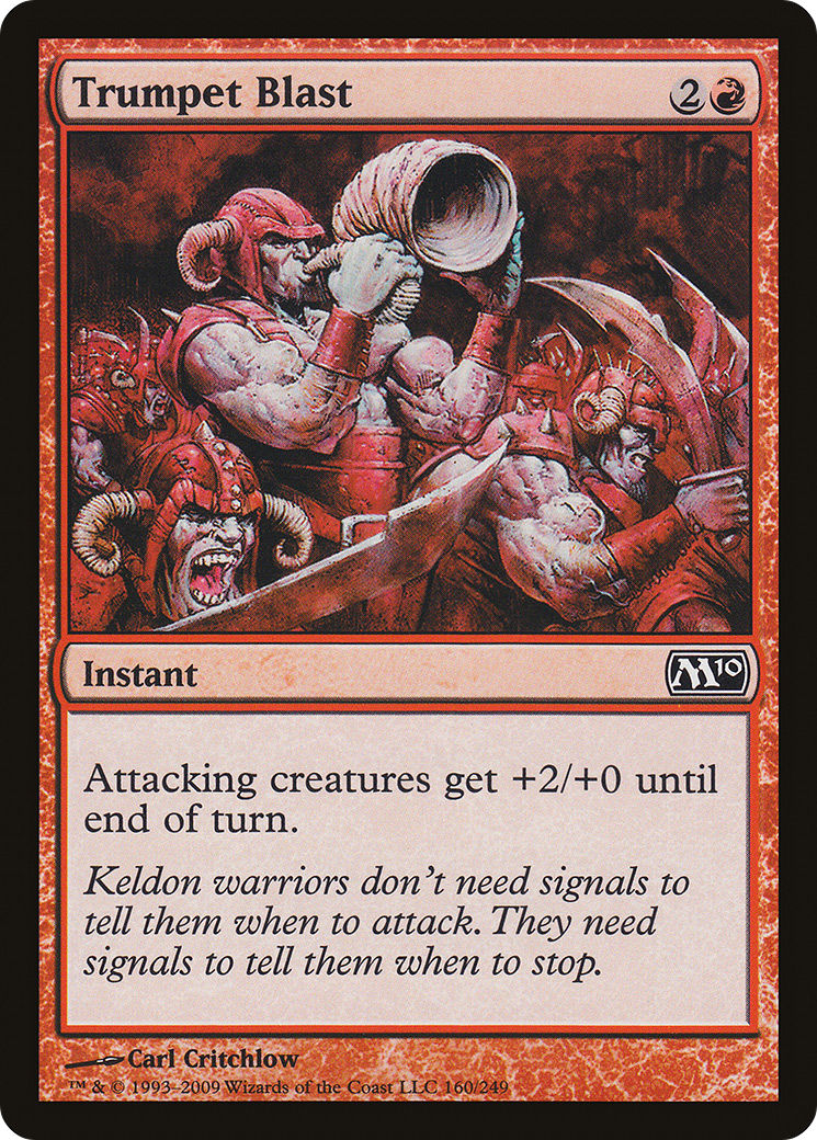 Trumpet Blast (M10-160) - Magic 2010 | Grognard Games