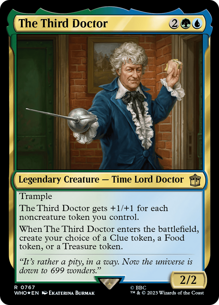 The Third Doctor (Surge Foil) [Doctor Who] | Grognard Games