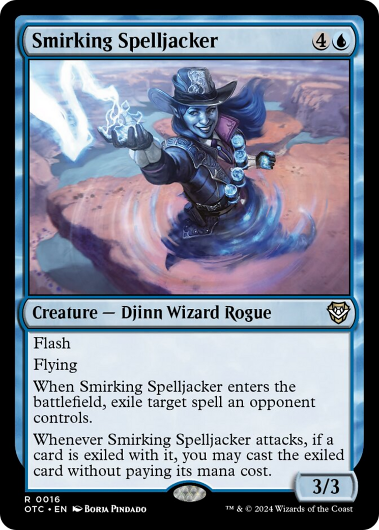 Smirking Spelljacker [Outlaws of Thunder Junction Commander] | Grognard Games