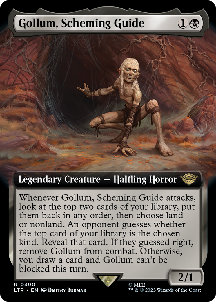 Gollum, Scheming Guide (Extended Art) [The Lord of the Rings: Tales of Middle-Earth] | Grognard Games