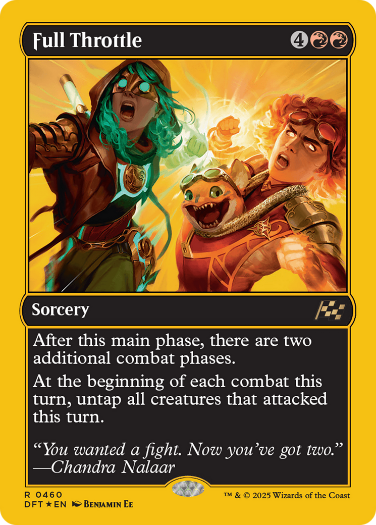Full Throttle (First-Place Foil) [Aetherdrift] | Grognard Games