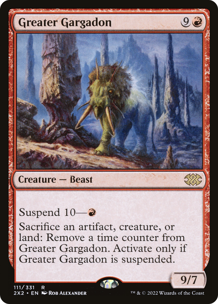 Greater Gargadon [Double Masters 2022] | Grognard Games