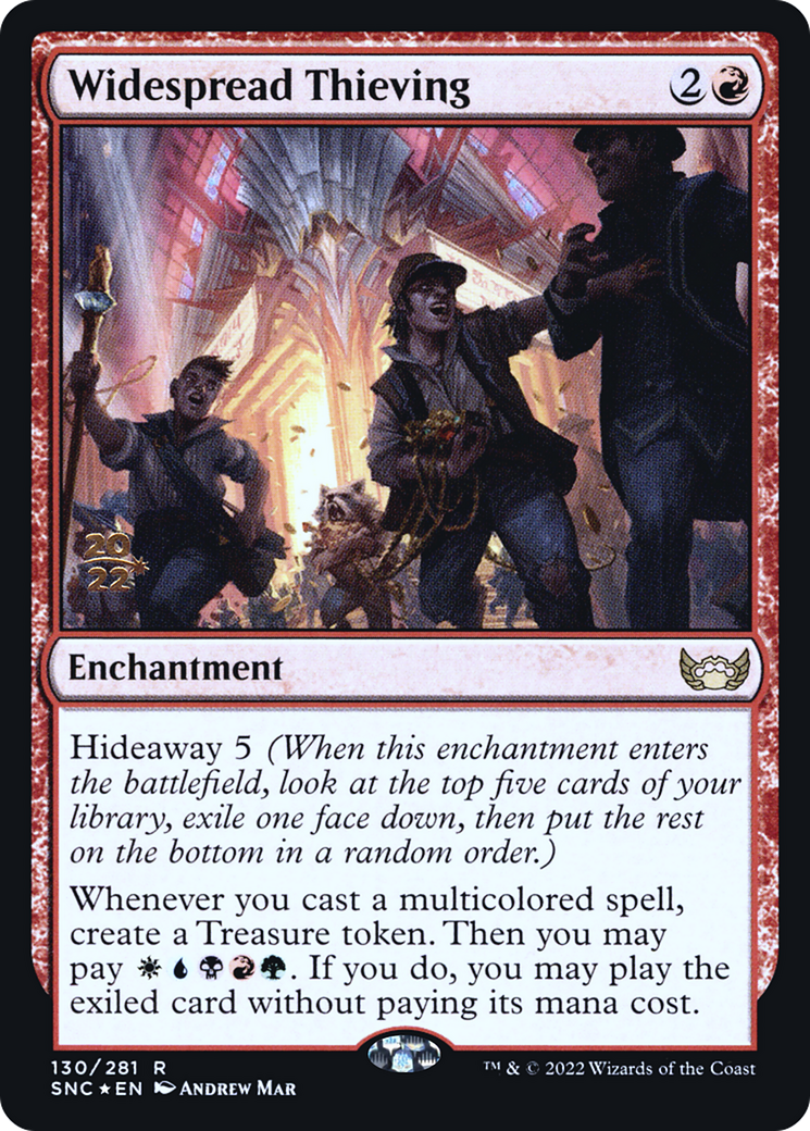 Widespread Thieving [Streets of New Capenna Prerelease Promos] | Grognard Games