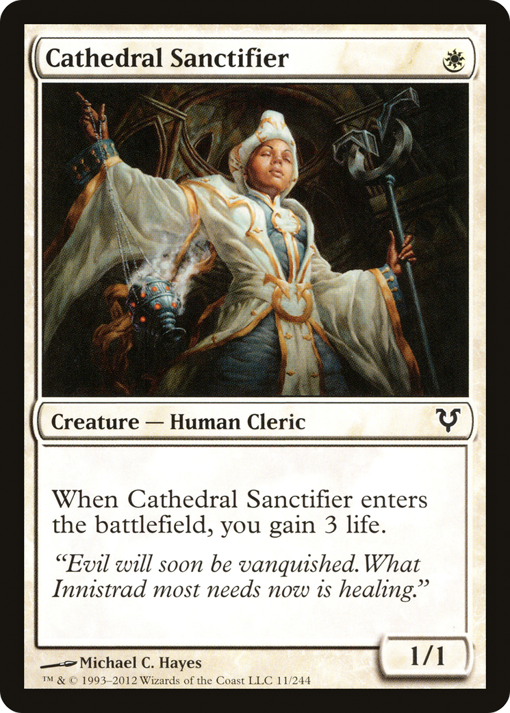 Cathedral Sanctifier (AVR-011) - Avacyn Restored Foil | Grognard Games