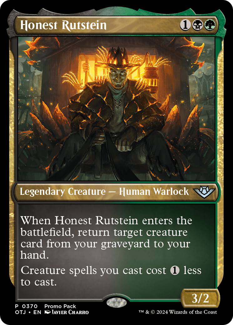 Honest Rutstein (Promo Pack) [Outlaws of Thunder Junction Promos] | Grognard Games