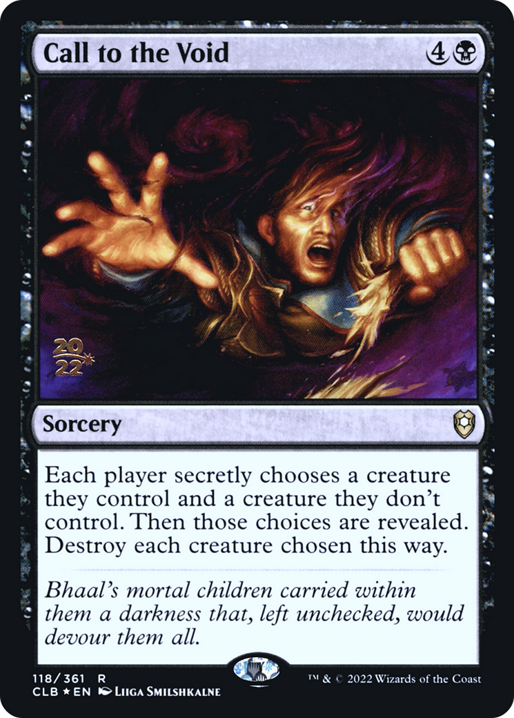 Call to the Void [Commander Legends: Battle for Baldur's Gate Prerelease Promos] | Grognard Games
