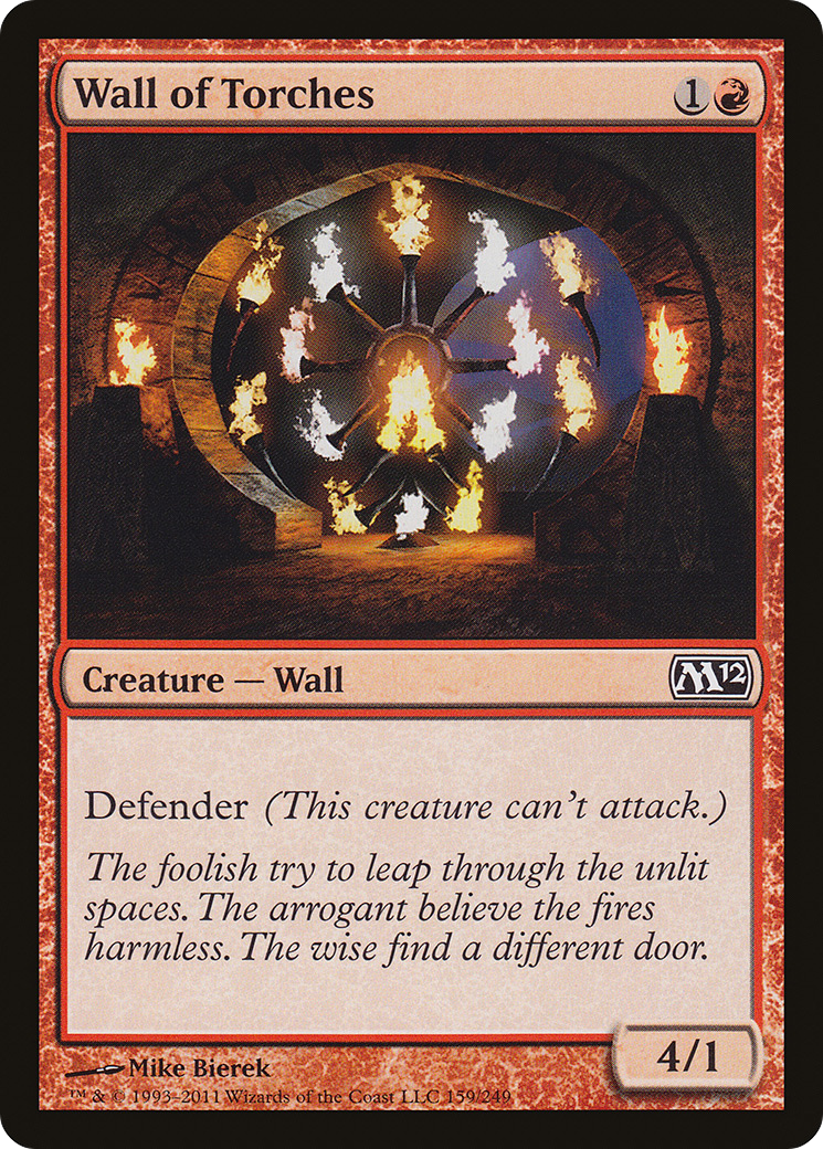 Wall of Torches (M12-159) - Magic 2012 | Grognard Games