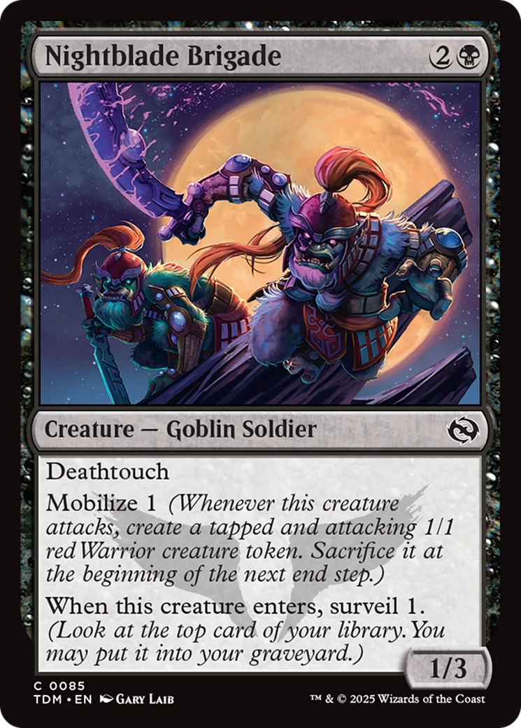 Nightblade Brigade [Tarkir: Dragonstorm] | Grognard Games
