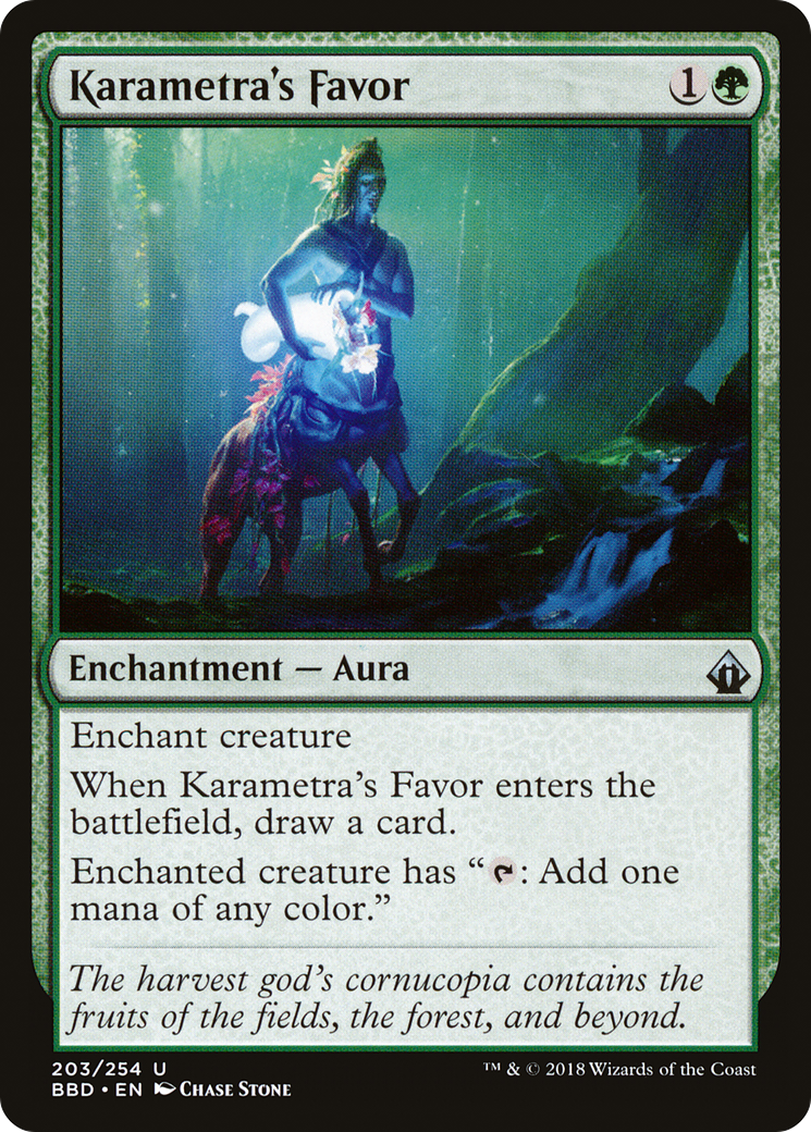 Karametra's Favor (BBD-203) - Battlebond | Grognard Games