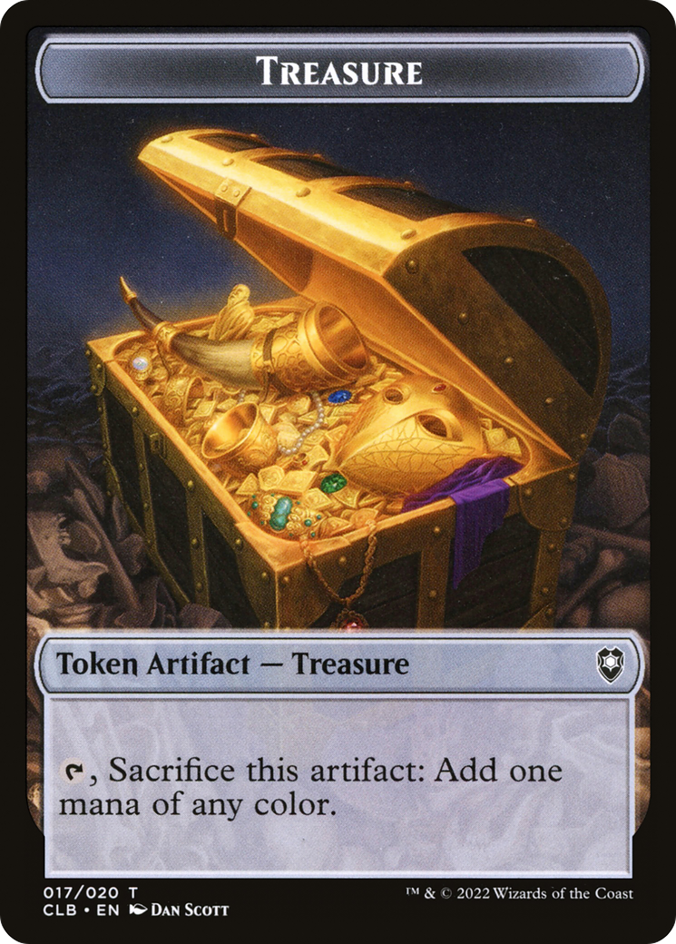 Treasure Token [Commander Legends: Battle for Baldur's Gate Tokens] | Grognard Games
