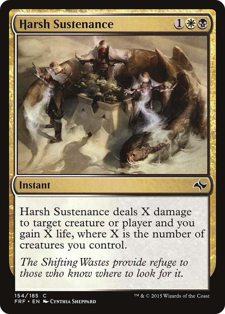 Harsh Sustenance (FRF-154) - Fate Reforged | Grognard Games