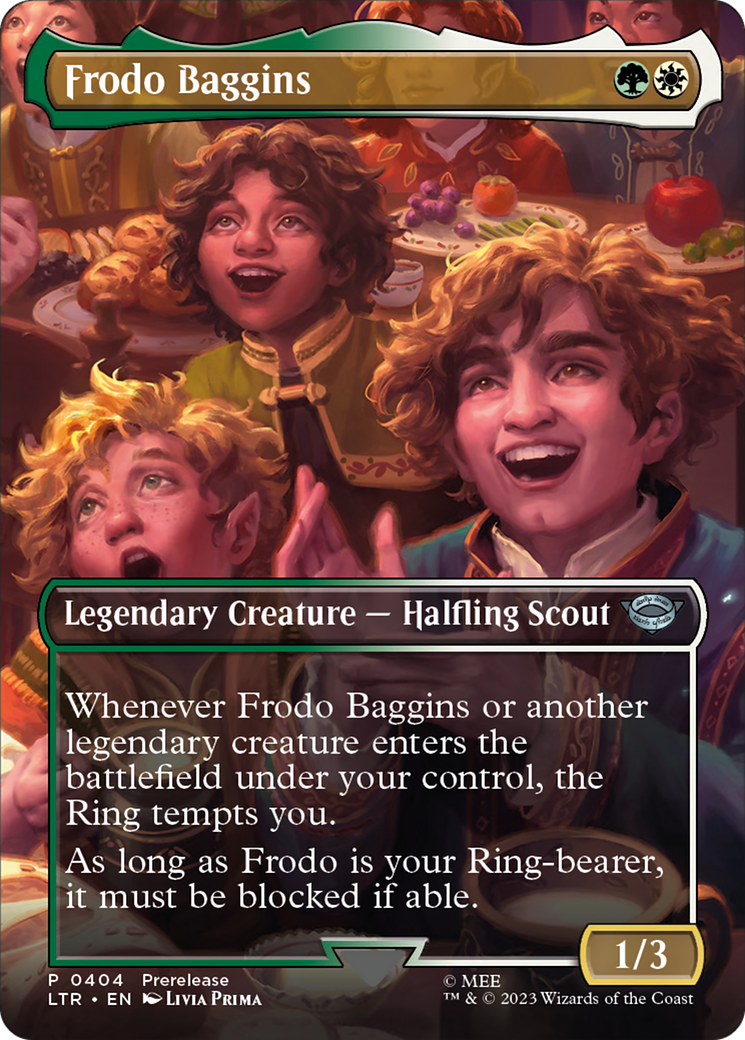 Frodo Baggins (Borderless Alternate Art) [The Lord of the Rings: Tales of Middle-Earth] | Grognard Games