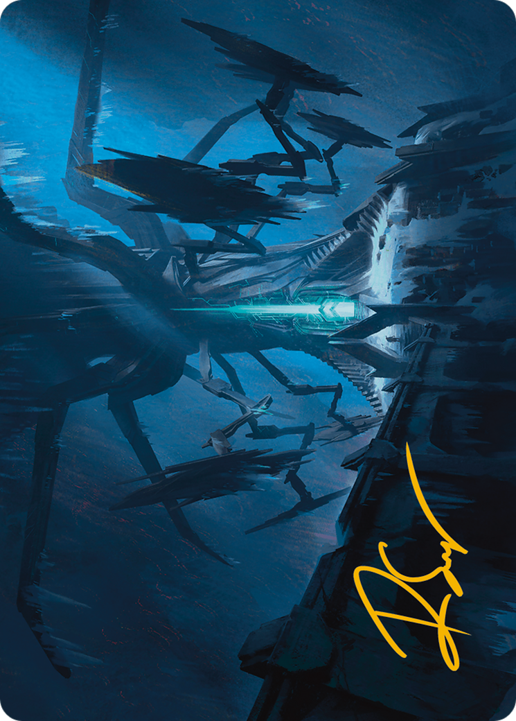 Yggdrasil, Rebirth Engine Art Card (Gold-Stamped Signature) (ASACR-010) - Assassin's Creed Art Series (Borderless) | Grognard Games