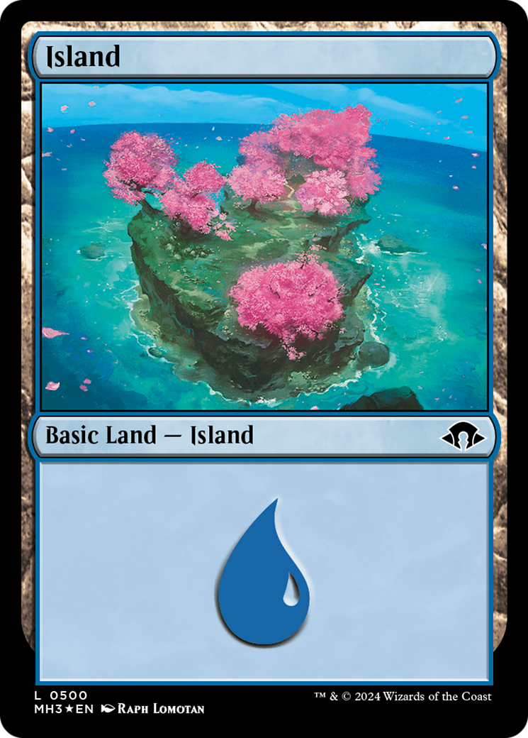 Island (0500) (Ripple Foil) [Modern Horizons 3] | Grognard Games