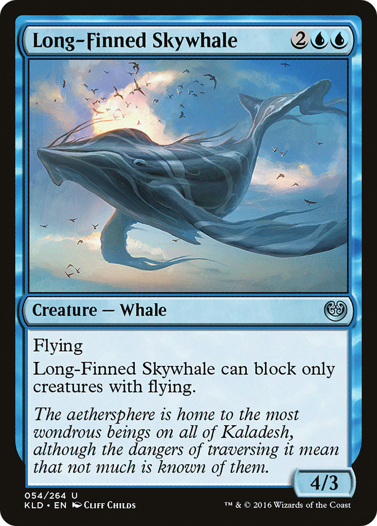 Long-Finned Skywhale (KLD-054) - Kaladesh Foil | Grognard Games