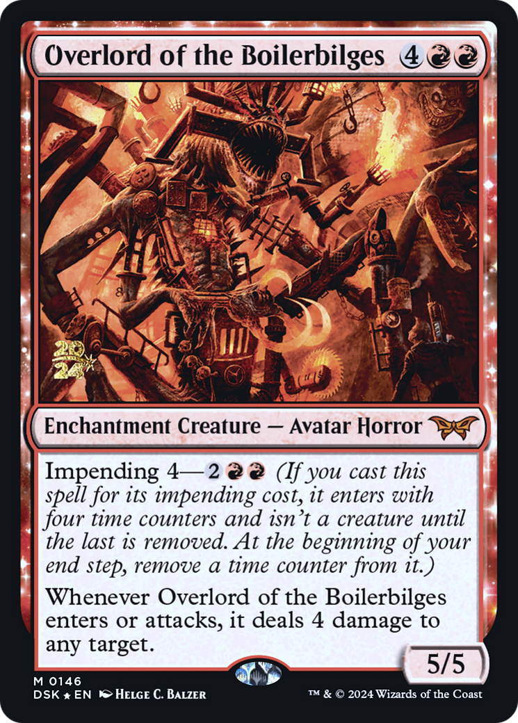 Overlord of the Boilerbilges [Duskmourn: House of Horror Prerelease Promos] | Grognard Games