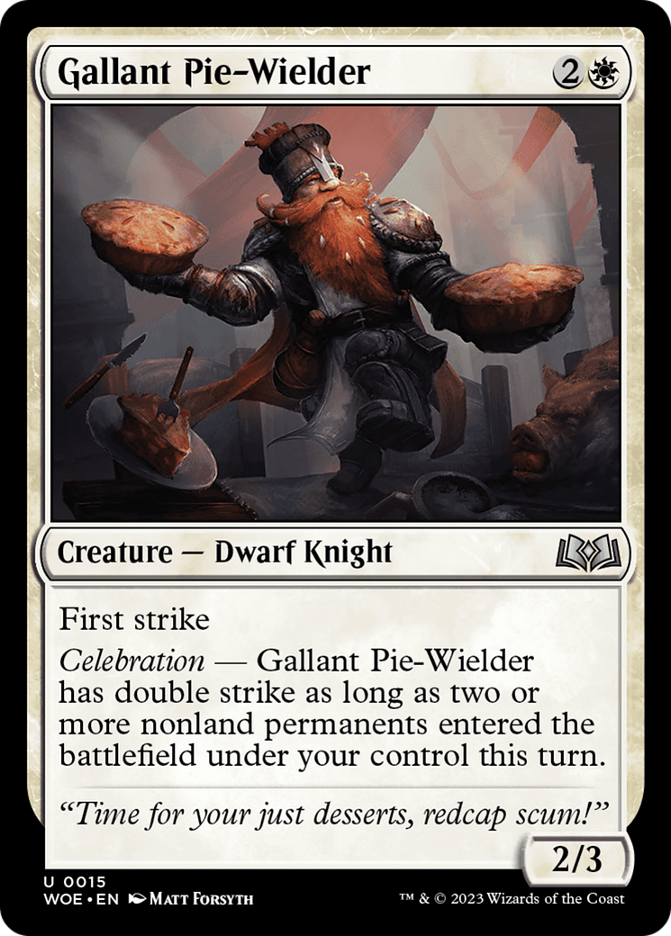 Gallant Pie-Wielder [Wilds of Eldraine] | Grognard Games