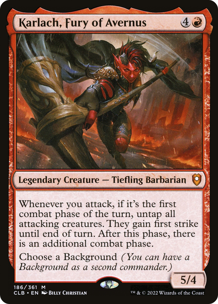 Karlach, Fury of Avernus [Commander Legends: Battle for Baldur's Gate] | Grognard Games