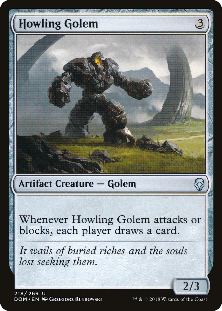 Howling Golem (DOM-218) - Dominaria Foil | Grognard Games