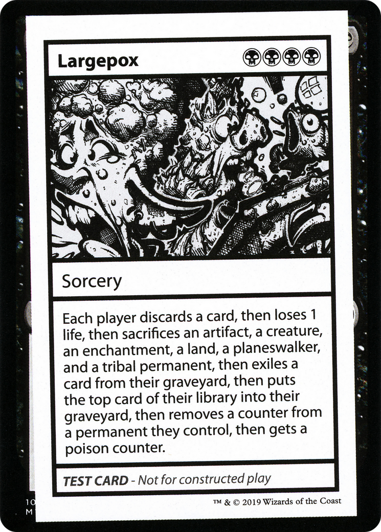 Largepox (2021 Edition) [Mystery Booster Playtest Cards] | Grognard Games