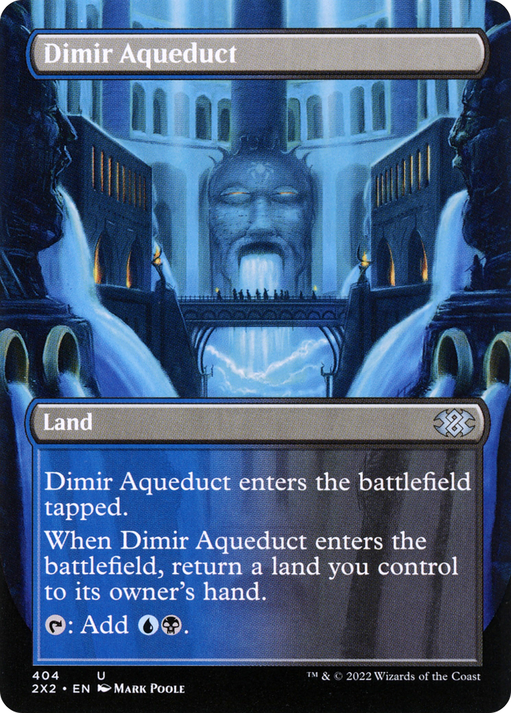 Dimir Aqueduct (Borderless Alternate Art) [Double Masters 2022] | Grognard Games