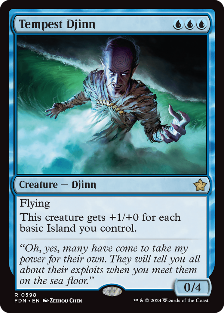 Tempest Djinn [Foundations] | Grognard Games