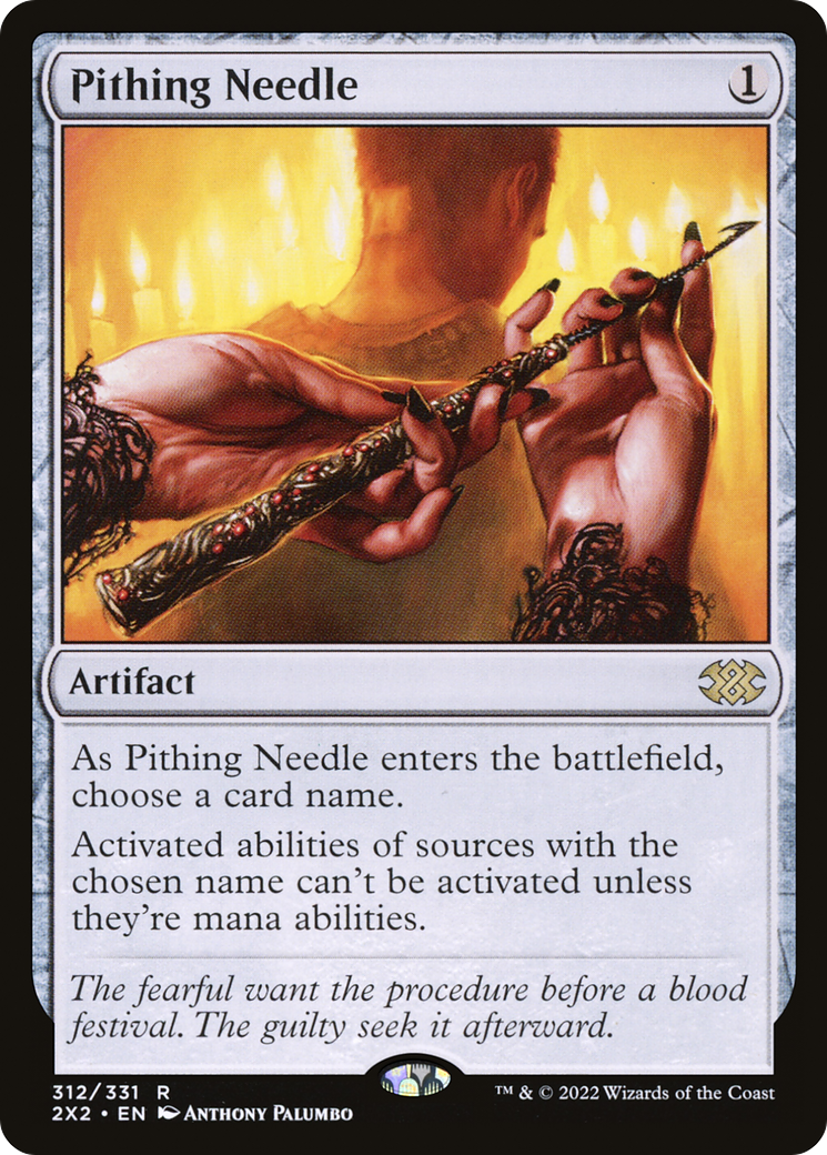 Pithing Needle [Double Masters 2022] | Grognard Games