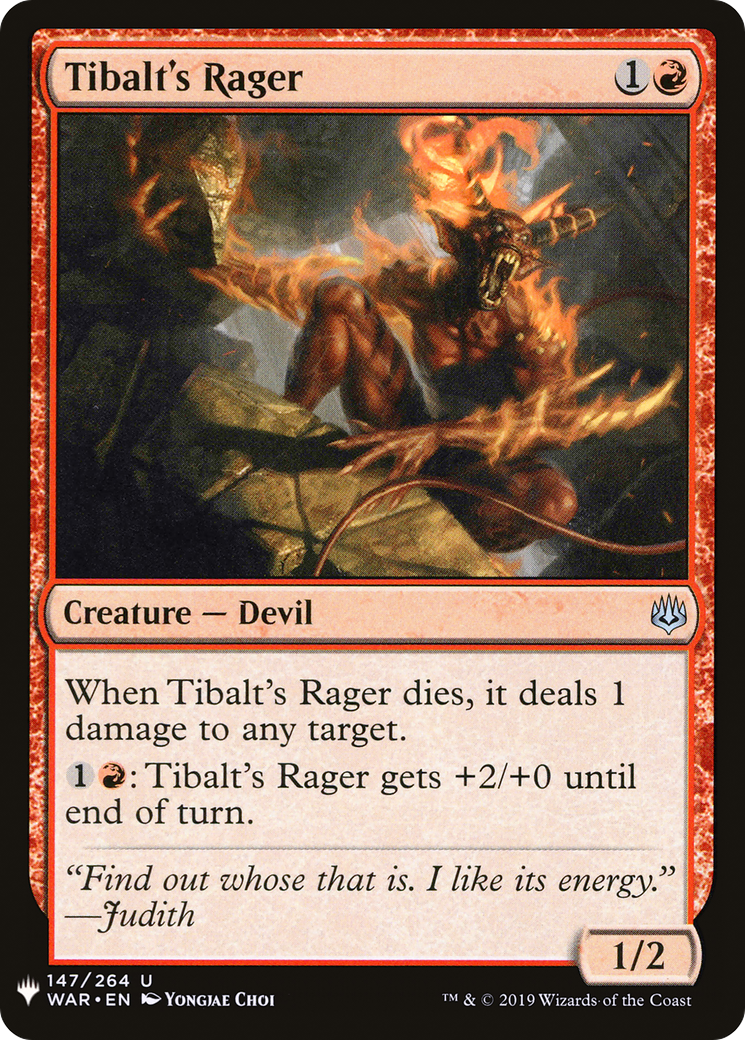 Tibalt's Rager [Mystery Booster] | Grognard Games