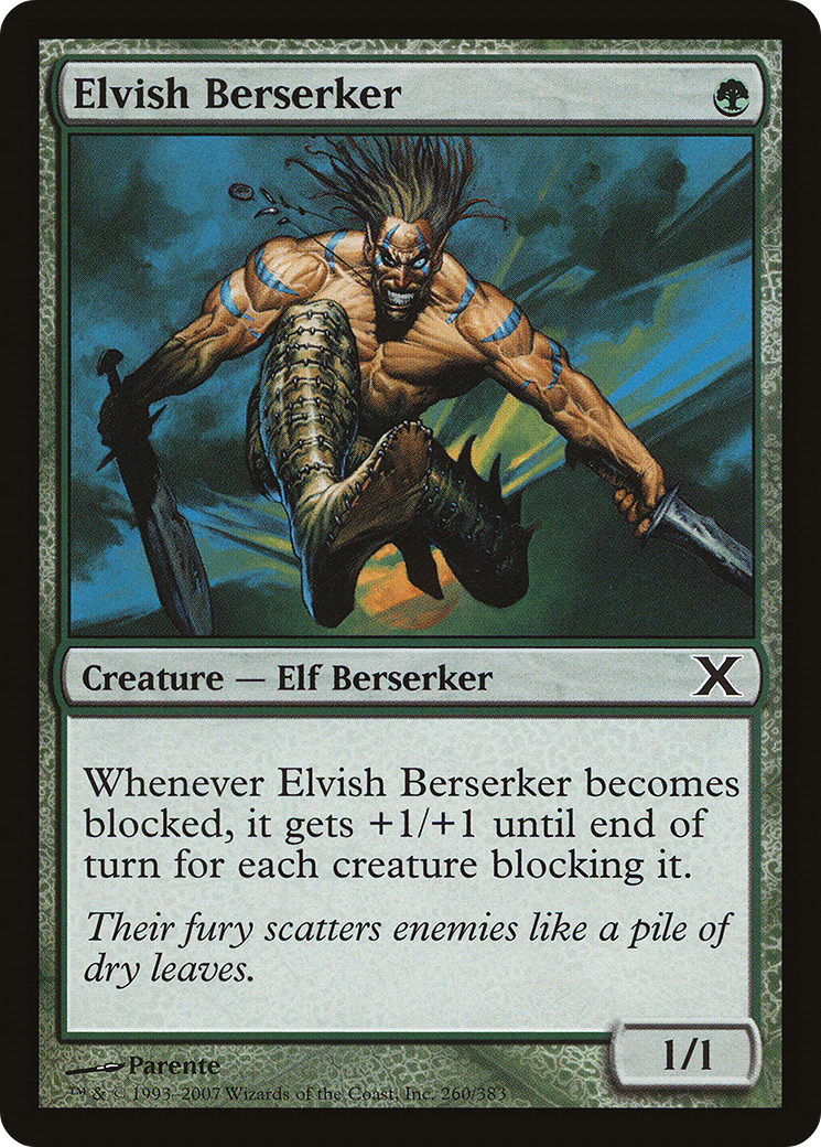Elvish Berserker (10E-260) - Tenth Edition Foil | Grognard Games