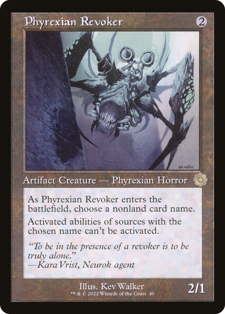 Phyrexian Revoker (Retro) [The Brothers' War Retro Artifacts] | Grognard Games