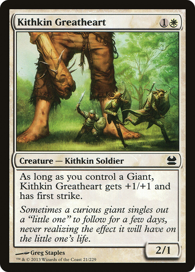 Kithkin Greatheart (MMA-021) - Modern Masters Foil | Grognard Games